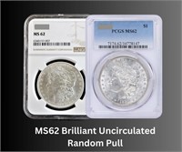 1878-1904 MS62 PCGS/NGC Morgan Silver Dollar