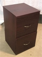 Wooden Two-Drawer File Cabinet