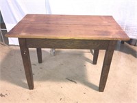 Primitive Wooden Farmhouse Table