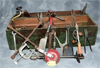 Vintage Tools and Tool Box