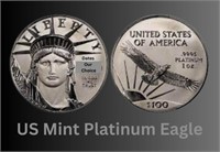 $100 American Platinum Eagle Coin