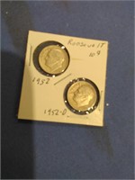 Roosevelt Dimes 1952-PD