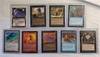Lot of 9 Vtg. WOTC 5 Magic the Gathering Cards VG