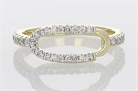 .15 Ct Diamond Fancy Design Ring 10 Kt