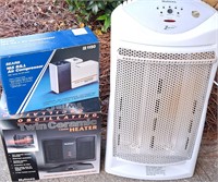 2 SPACE HEATERS AND 165 PSI AIR COMPRESSOR