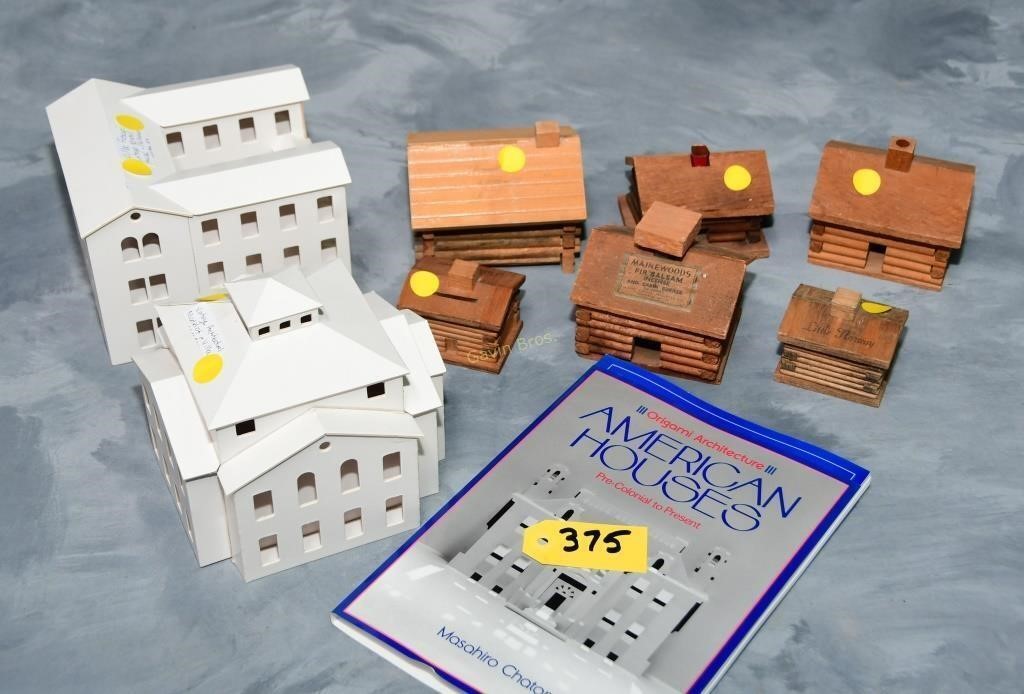 Small Wooden Cabins and models