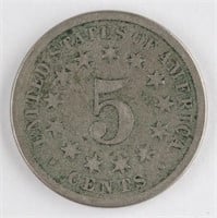 1870 US SHIELD NICKEL COIN