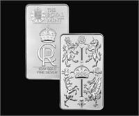 10 oz Silver Bar - The Royal Celebration