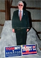 Newt, Tommy and Bush campaign posters