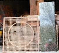 Large Heating Grate & Marble Panel