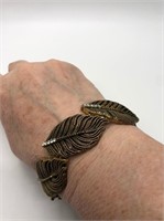 Vintage Leaf Stretch Bracelet