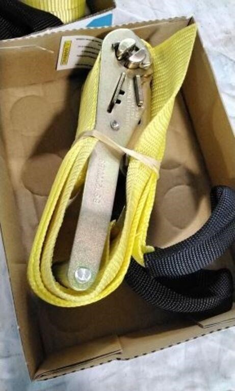 Ratchet Strap 2" by 9' Yellow Brand New