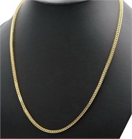 14 Kt Yellow Gold Fancy Link Chain Necklace
