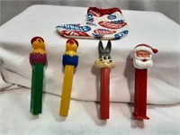 Collectable 1970's Pez Dispensers & Stocking