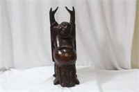 A Vintage Chinese Wooden Buddha