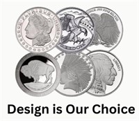 1 oz Silver Round - Design Varies (IRA Eligible)