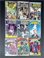 9 Justice Comic Books