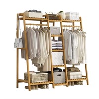 Clothing Rack Coat Clothes Hanging Heavy Duty...