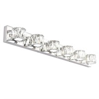 Aipsun 6 Lights 41in Crystal Vanity Lights Over...