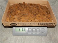 Over 5 lbs of Lincoln Wheat Back Cents