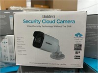 (4) Uniden security cloud camera  UC100B/DC