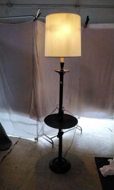 Vintage Ratchet Adjustable Floor Table Lamp