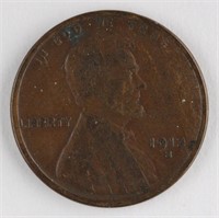 1913-S LINCOLN WHEAT CENT COIN