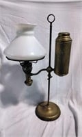 Antique Brass Oil Lamp.