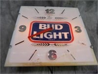 Budweiser Bud Light Lighted Clock