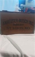 Vintage original Anheuser Busch Beer Wood Box