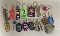 Lot of Collectible Advertising Key Chains