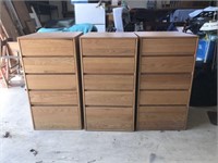 (3) Adden Furniture 24-inch w. Roommate Chests