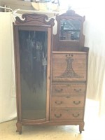 Genuine Mahogany Drop-Front Secretary Desk