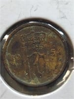 1954 foreign coin