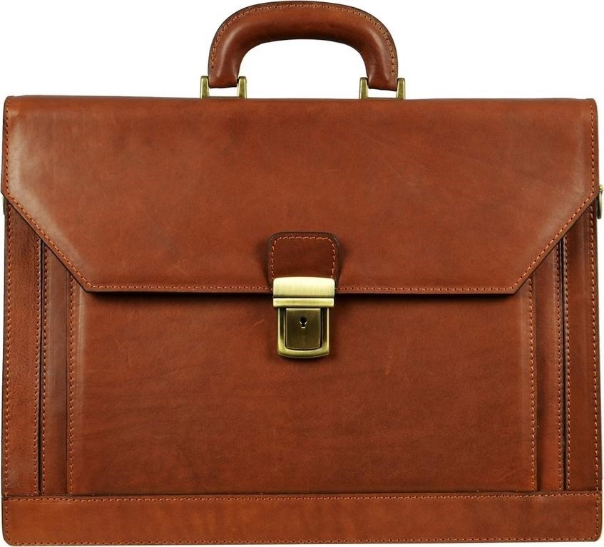 Leather Briefcase for Men Handmade Italian...