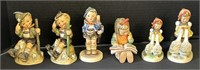 6 Hummel Goebel German Figurines.