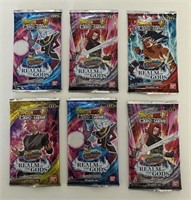 (6) x SEALED PACKS OF DRAGONBALL CARDS