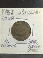 1975, Germany coin