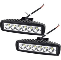 2PCS 18W 6INCH LED WORK LIGHTS OFF-ROAD LIGHTS