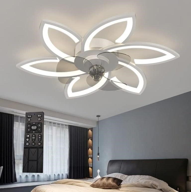 Ohensom 30" Ceiling Fan with Lights and...