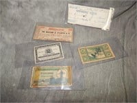 1862 Railroad note, 1862 Check, and MORE !!!