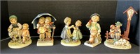 5 Hummel Goebel German Figurines.