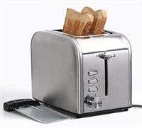2 Slice Extre Wide Slot Toaster,Stainless