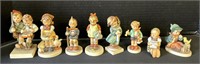 8 Hummel Goebel German Figurines.