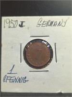 1950, Germany coin