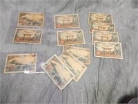 Vintage Japanese Currency