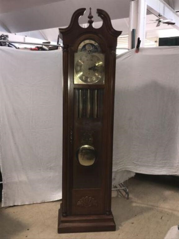Baldwin Grandfather Clock with Moon Phase Dial
