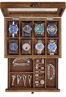 NEW $40  8-Slot Watch Box