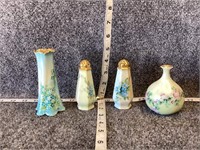 Salt Shakers and Vase