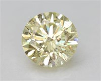 Certified 1.13 Ct Round Brilliant Natural Diamond